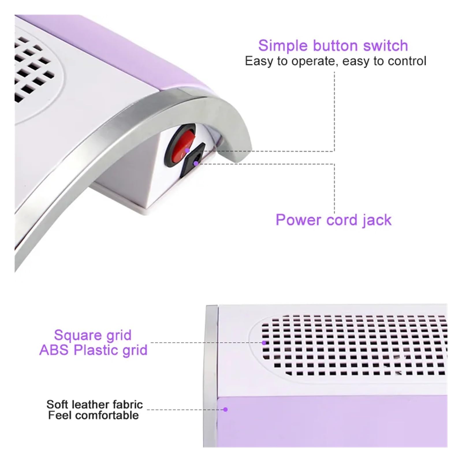 Amazon.co.jp: ネイルダストコレクター、ネイルダストクリーナー